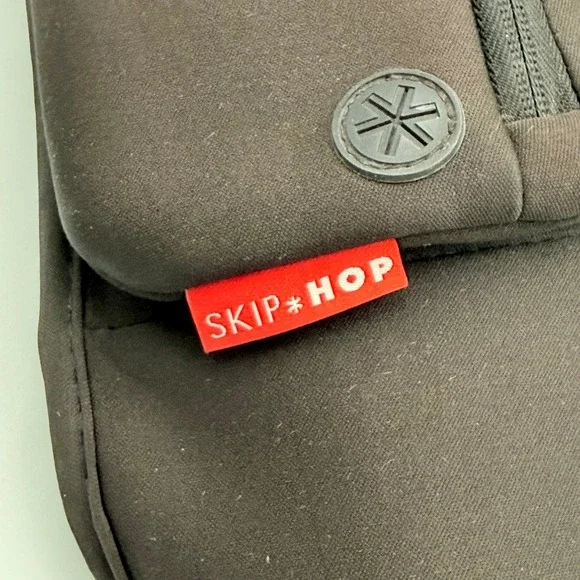 Skip Hop Grab & Go Stroller Organizer Black Neoprene Universal Caddy Bag - Picture 6 of 8